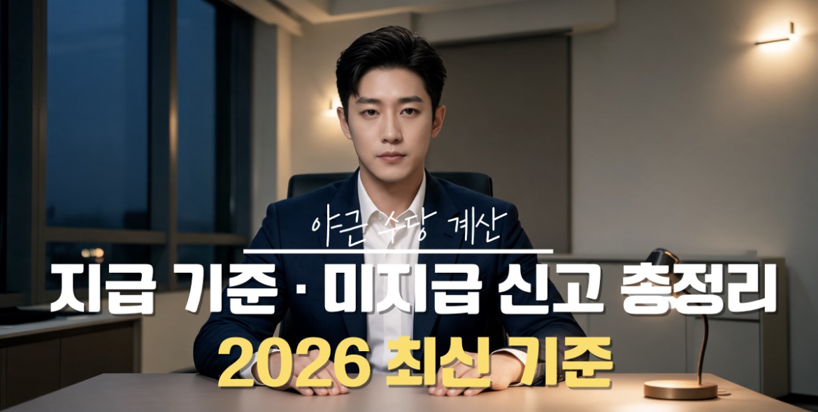 야근 수당 계산 방법 안내