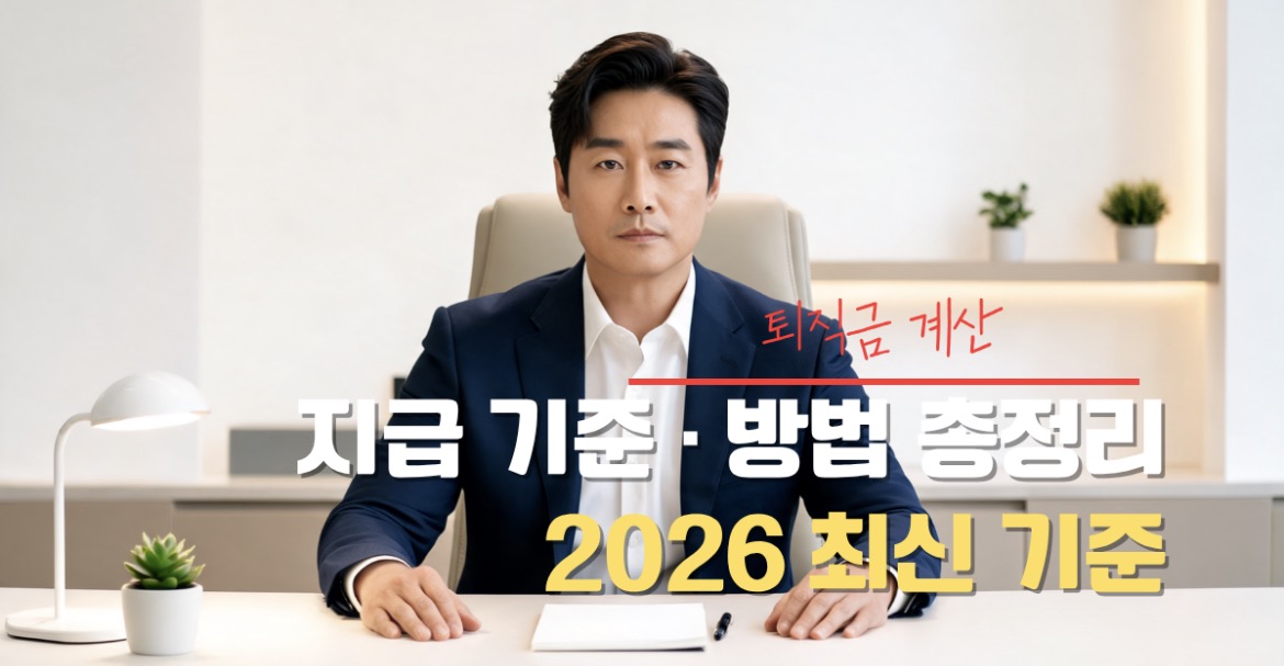 퇴직금 계산 방법 안내