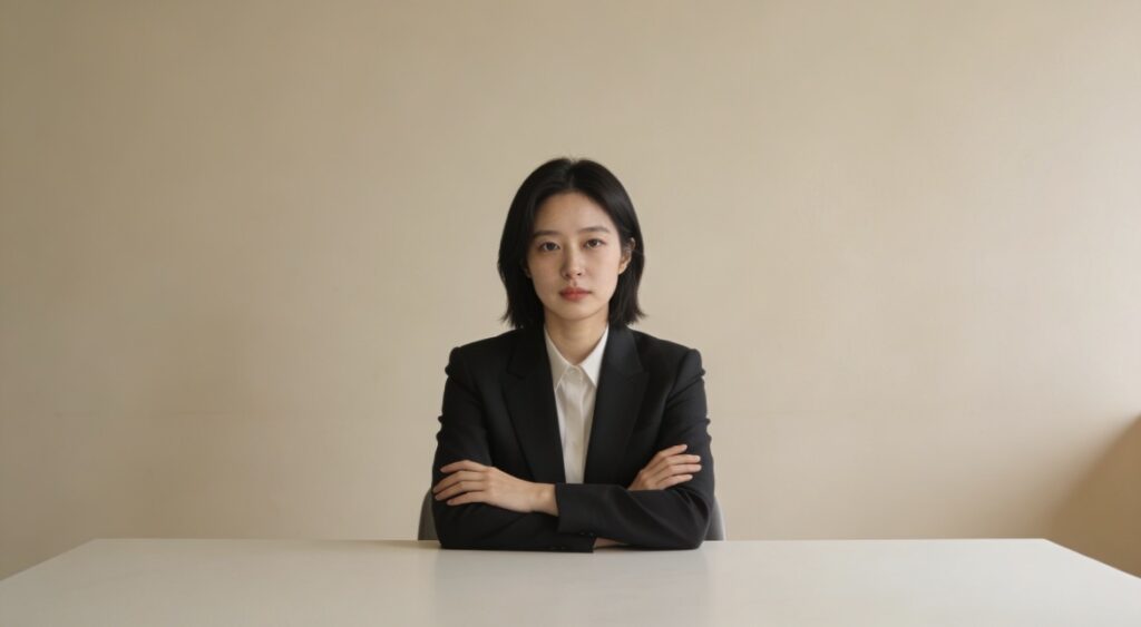 전세에서 월세 전환 계산 방법을 검토 중인 임차인의 모습